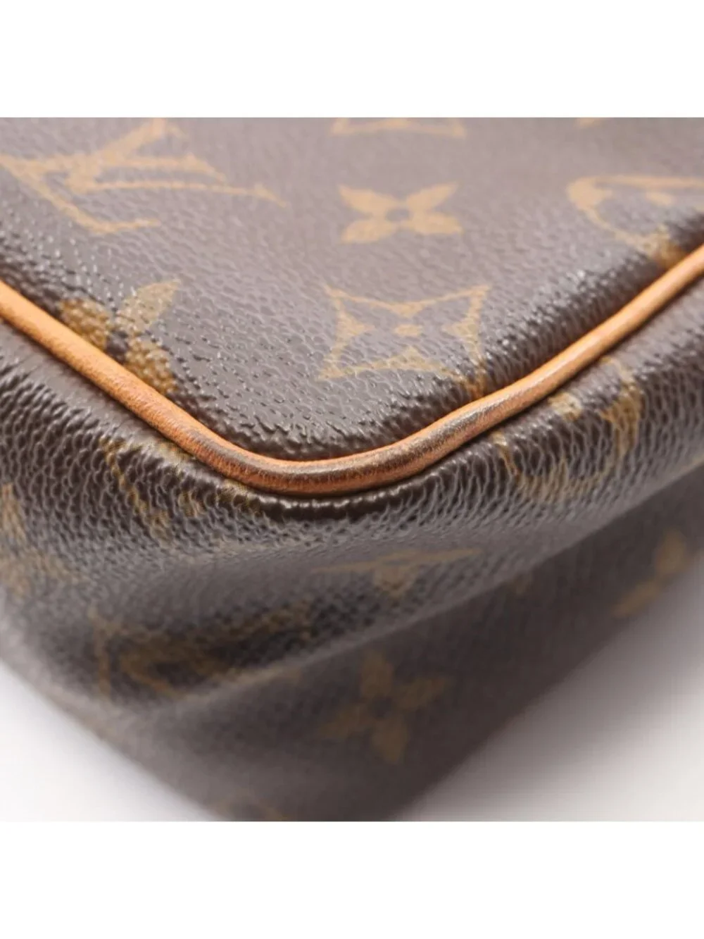 Louis Vuitton Shoulder Bag PM Canvas Leather PM
